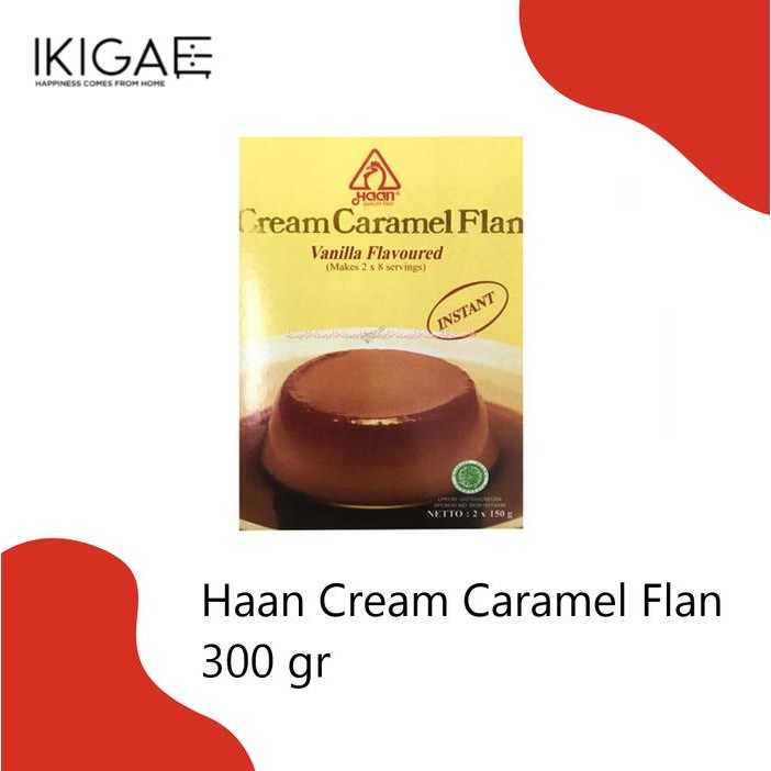 

InstanTanyadulu- HAAN CREAM CARAMEL FLAN / TEPUNG FLAN INSTAN RASA VANILLA 300 GR