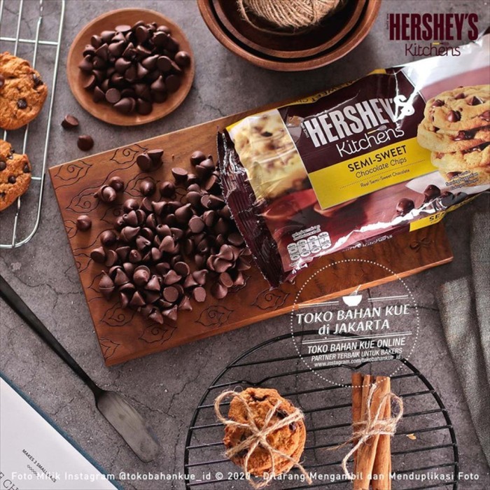 

InstanTanyadulu- Hershey Semi Sweet Baking Chips 100gr Hershey's Kitchen Chocolate Chip