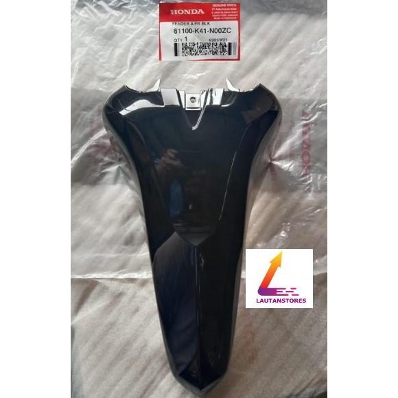 61100-K41-N00ZC Slebor Spakbor Depan New Supra X 125 Fi Hitam Glossy