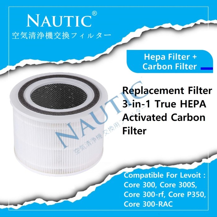 LEVOIT CORE P350 PET REPLACEMENT FILTER TRUE HEPA H13 FILTER