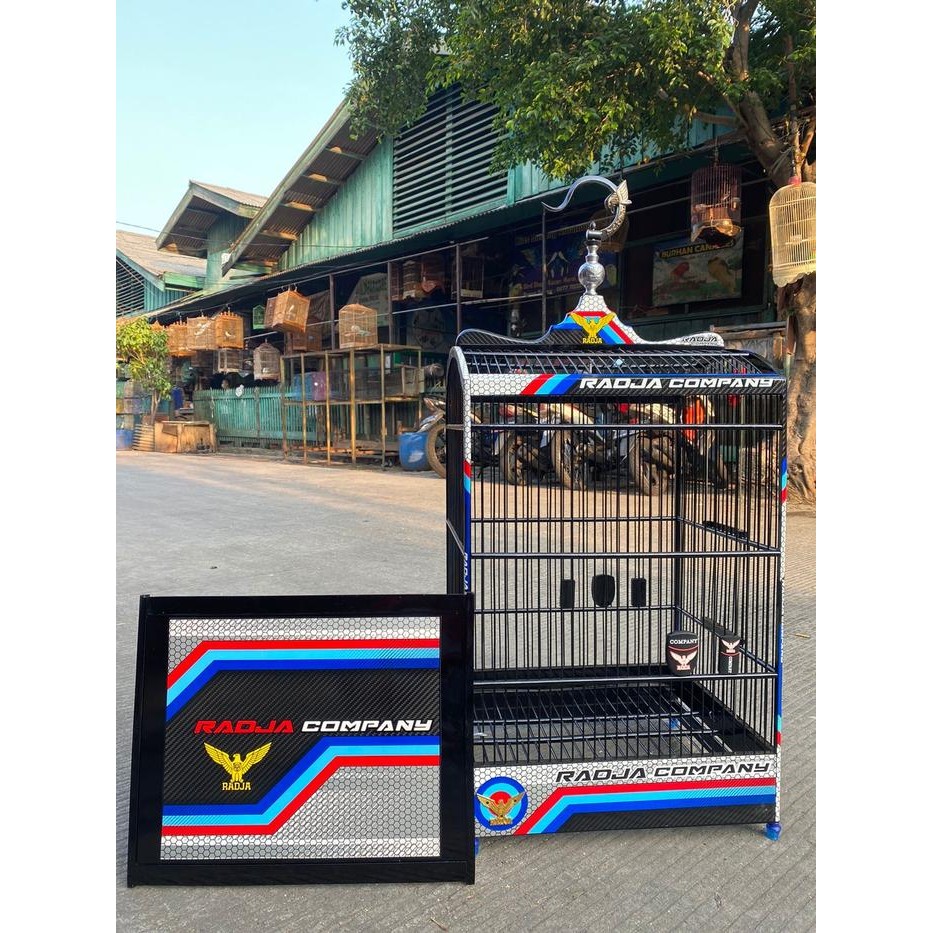 SANGKAR KANDANG KOTAK RADJA DECAL NEW NO 1&2 terbaru