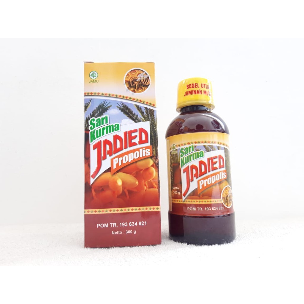 

Madu Jadied Propolis | Sari Kurma Jadied Propolis | Madu Kurma Jadied Propolis plus Omega 3 6 9