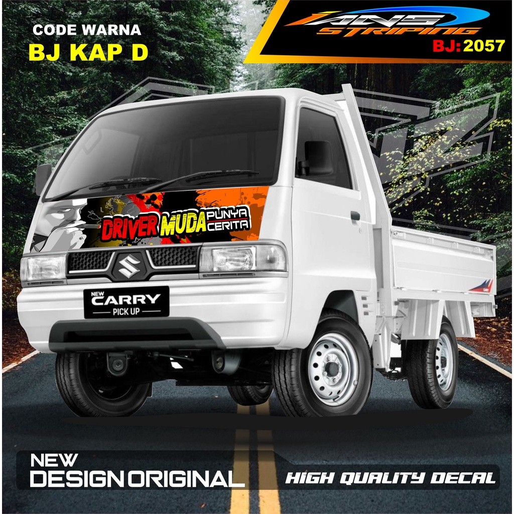 VARIASI STIKER KABIN CARRY L300 PICK UP / STIKER KABIN CARRY L300 / STIKER KAP CUP DEPAN L300 PICK