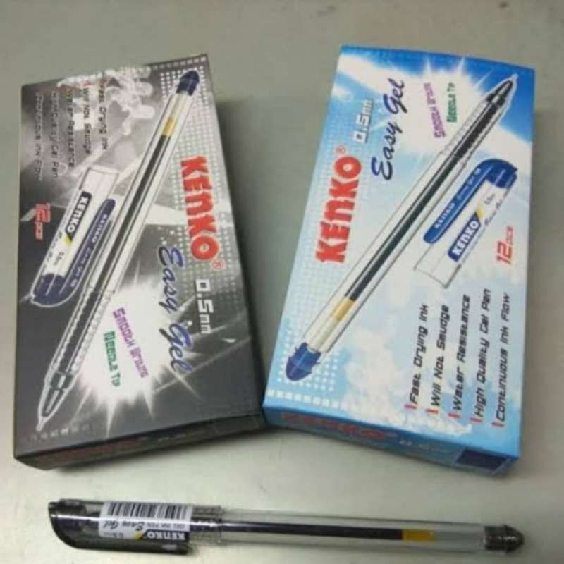 

pen kenko easy gell 0.5 tertera selusin isi 12pcs