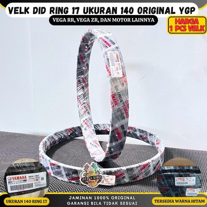 Velg Velk DID HITAM Ring 17 Ukuran 140 Vega R Original YGP 94414-17817