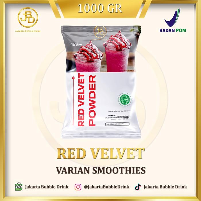 

Bubuk Minuman Premium Red Velvet Jakarta Bubble Drink