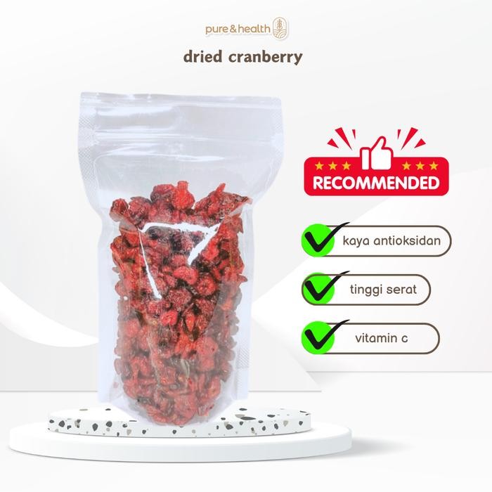 

InstanTanyadulu- Dried Cranberry Unsweeted 250 gr Buah Cranberry Natural Super Food