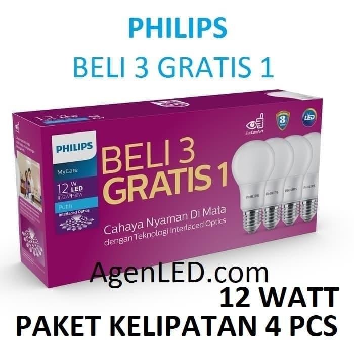 TERBAAARRRRUUUU Lampu LED 12W Bohlam 12 w watt PUTIH Bulb 12watt philip MyCare