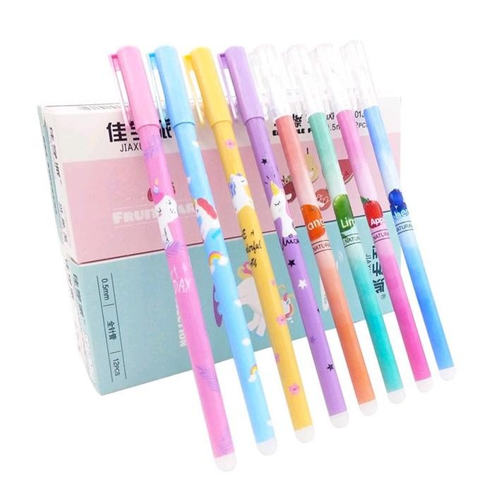 

ID 4 PCS PULPEN ODEMEI BISA DIHAPUS PENA GEL HAPUS ERASABLE PEN LUCU