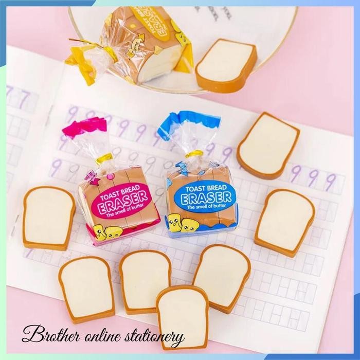 

ID BOS PENGHAPUS BENTUK ROTI/ERASER/PENGHAPUS LUCU/ALAT TULIS UNIK STATIONERY