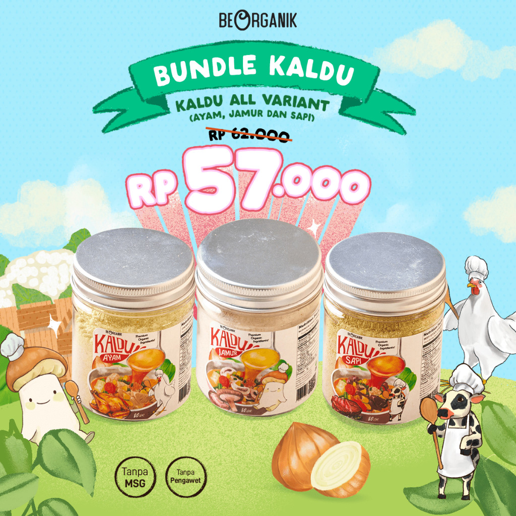 

Paket Kaldu Beorganik Sehat Tanpa MSG 3 Varian