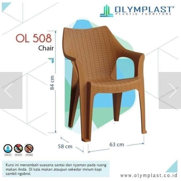 Kursi plastik Olymplast 508