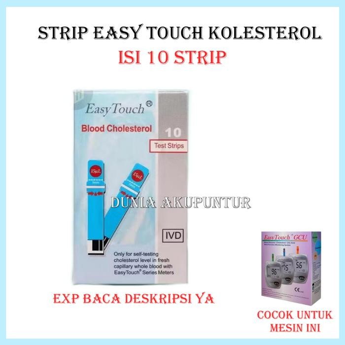 EasyTouch Strip Tes Kolesterol / Easy Touch Cholesterol Test Strips