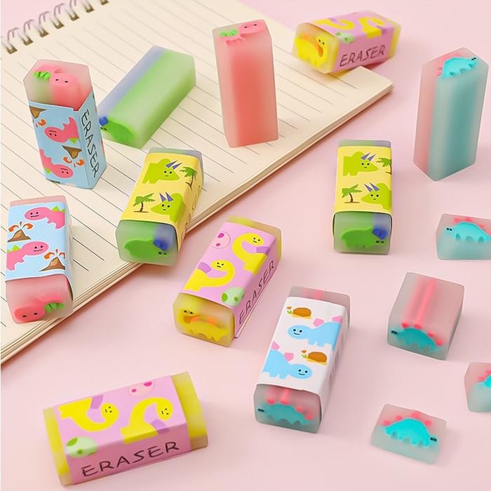 

ID PENGHAPUS PENSIL MOTIF CARTOON LITTLE DINOSAUR ERASER LEARNING 787