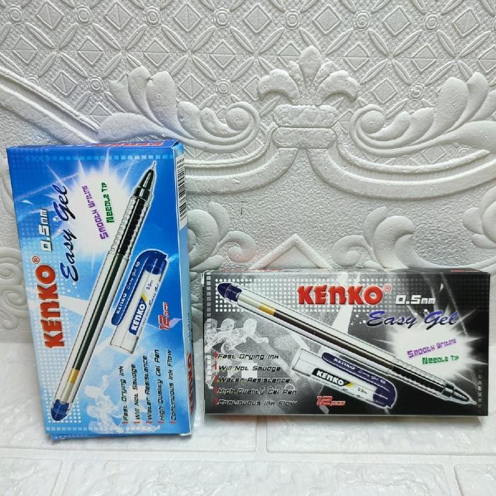 

ID PULPEN GEL KENKO EASY GEL 0,5 MM TINTA GEL TINTA CAIR PENA GEL EASY KENKO
