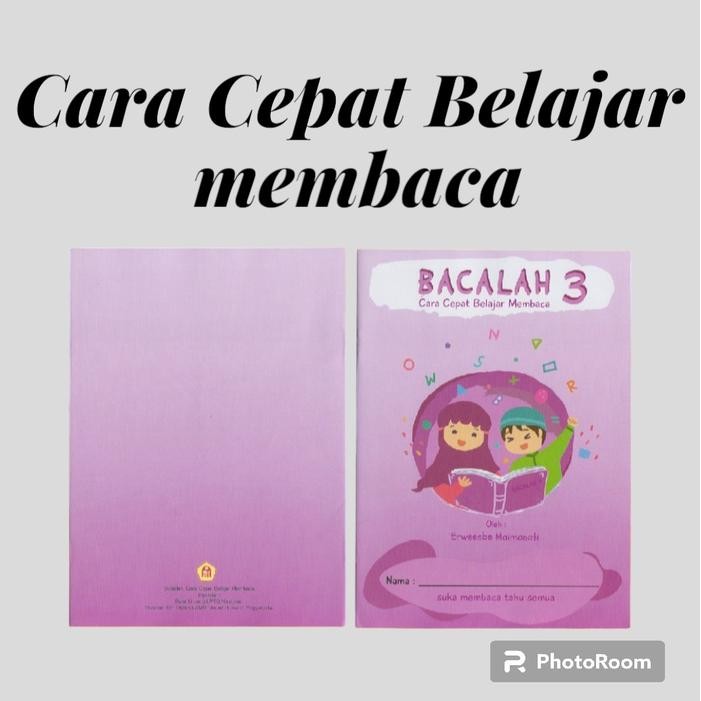 

ID 3 PAKET BUKU BELAJAR MEMBACA / BUKU BACALAH CARA CEPAT BELAJAR MEMBACA JILID 123