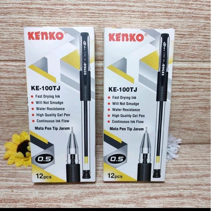 

ID PULPEN PENA PEN GEL KENKO KE-100 TJ 12 PCS MATA JARUM/ LANCIP MURAH
