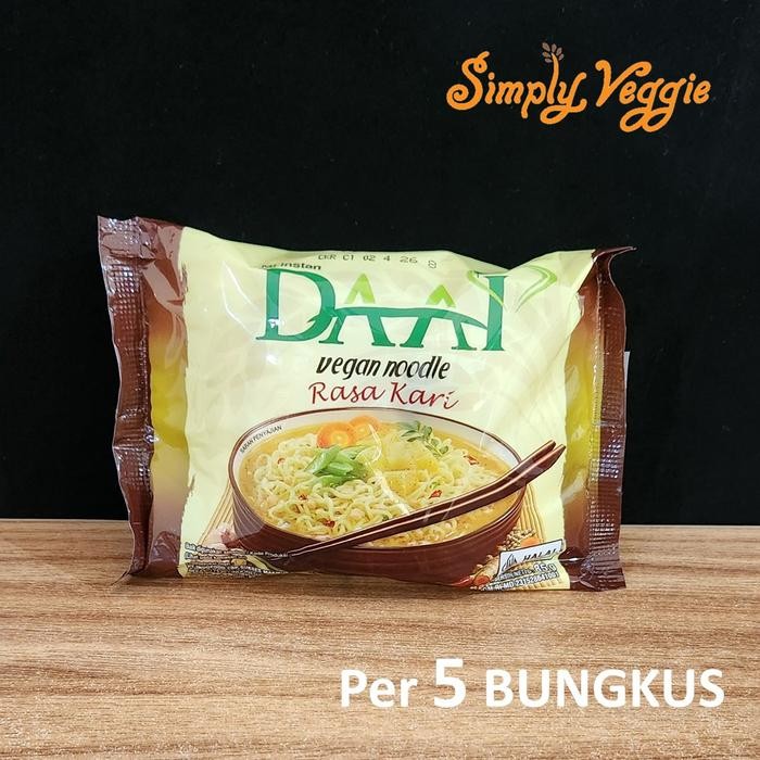 

DAAI MIE INSTANT VEGETARIAN DA AI MIE INSTAN VEGAN 5 BUNGKUS