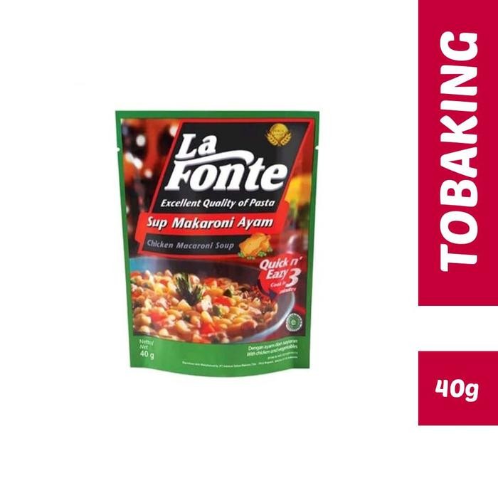 

LA FONTE SUP MACARONI AYAM CHICKEN SOUP 40GR