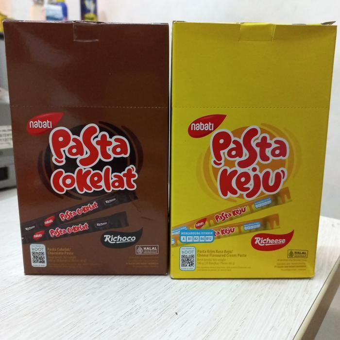 

NABATI PASTA RASA KEJU DAN COKELAT 180 GR