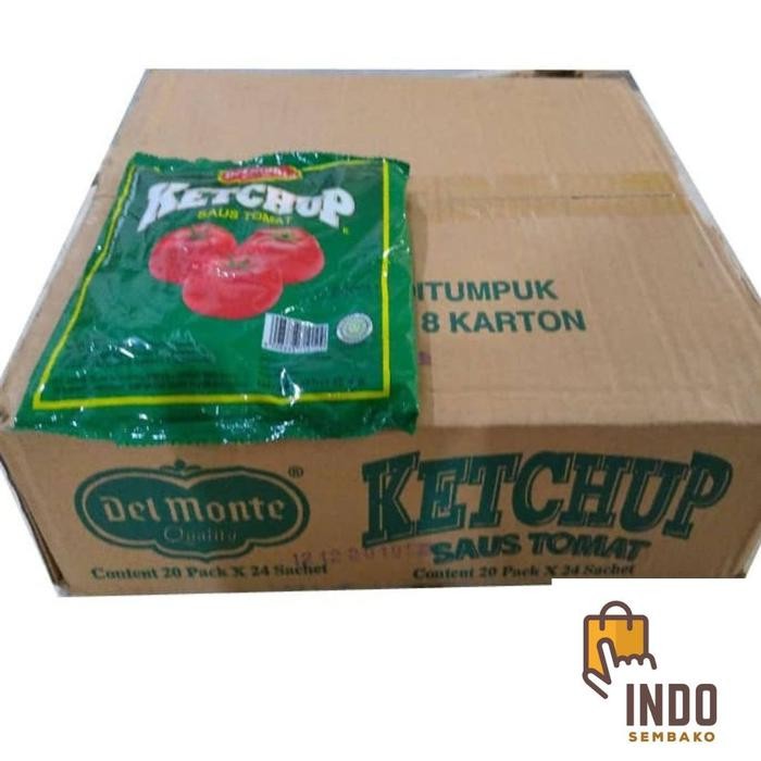 

Kualitas No1 Delmonte Saos Tomat Sachet Karton (20 Pak24Sachet) / Delmonte Tomat
