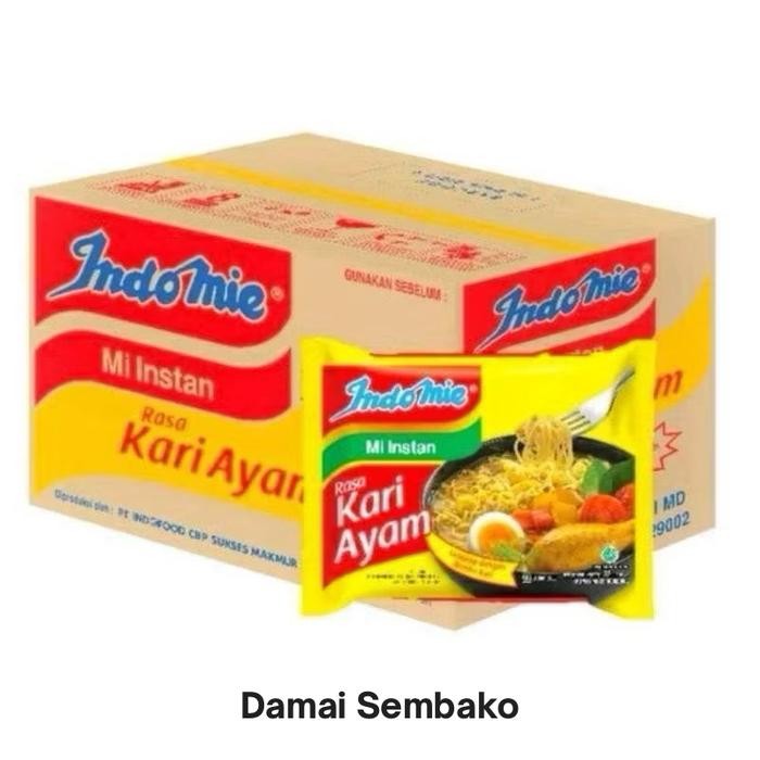 

Kualitas Terjamin Indomie Kari Ayam 1 Dus-Indomie Kari Ayam 40 Pc