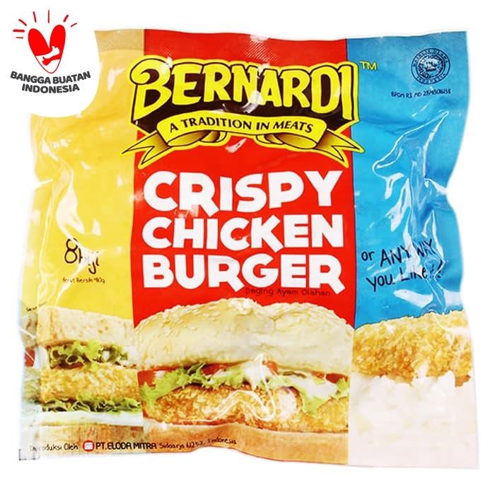 

BeliSkrg,KirimHariini- BERNARDI CRISPY CHICKEN BURGER 8 BJ