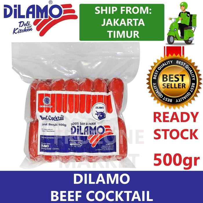 

BeliSkrg,KirimHariini- Dilamo Sosis Beef Cocktail Sausage 500gr / 25pcs [READY STOCK JAKARTA]