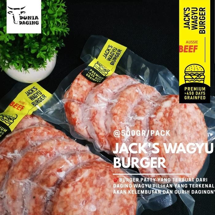

BeliSkrg,KirimHariini- JACK'S WAGYU BURGER @500GR DUNIA DAGING