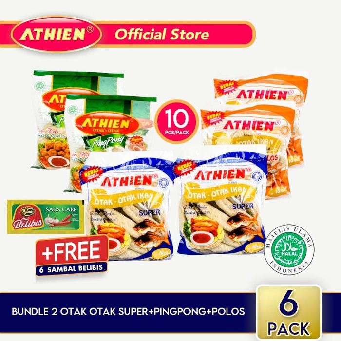 

BeliSkrg,KirimHariini- ATHIEN Otak Otak Goreng Bundle Komplit 1.360 gram