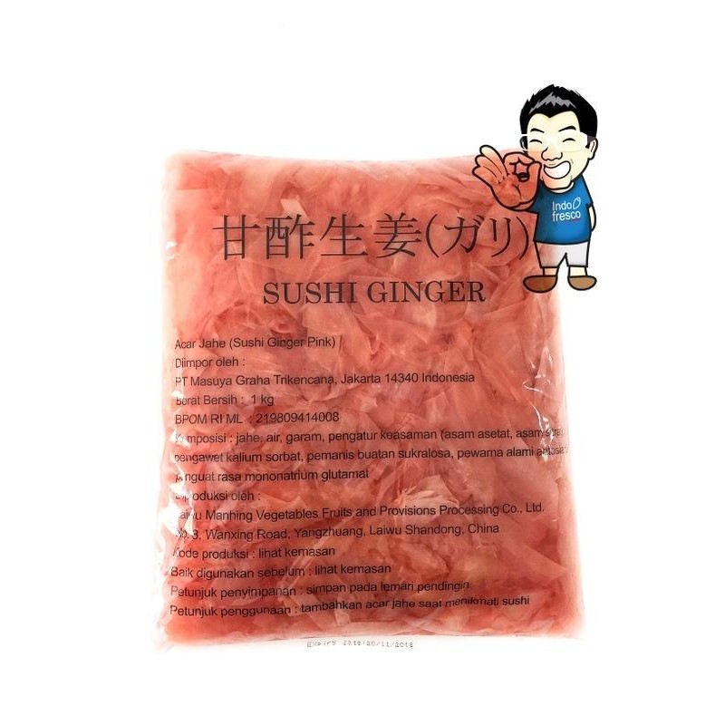 

PastikanDikirimLgsg- Sushi Gary Ginger Pink- Acar Jahe muda 1 Kg