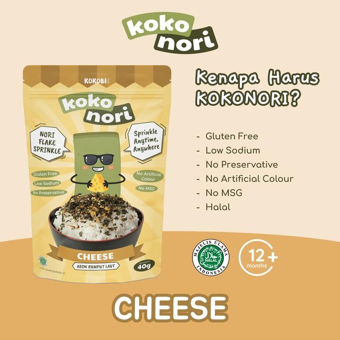 

PastikanDikirimLgsg- KOKO NORI Abon Rumput Laut Tabur - CHEESE (Seaweed Flake by KOKOBI)