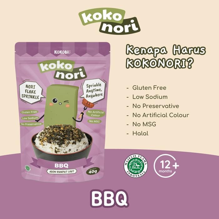 

PastikanDikirimLgsg- KOKO NORI Abon Rumput Laut Tabur - BBQ (Seaweed Flake by KOKOBI)