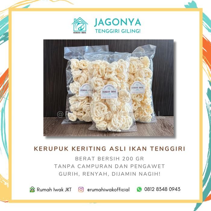 

PastikanDikirimLgsg- Kerupuk Keriting Ikan Tenggiri Asli Palembang