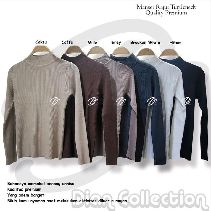 Nayya- Manset Rajut // Manset Baju Rajut Premium Lengan Panjang Bahanya Lembut Gk Bikin Oanas