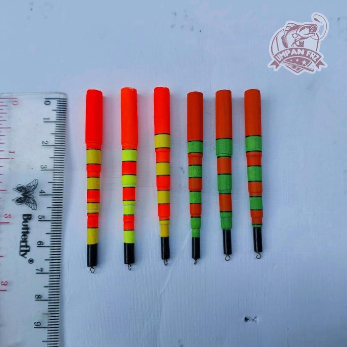 ( Isi 6 Pcs ) Pelampung Kumbul Pancing 7, Cm Spon Bisa Pakai Starter Sensitif Dan Bentuk Unik