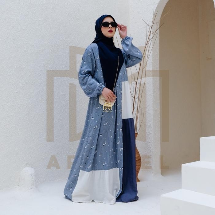 Zahra- Dmd Apparel - Azzura Saluria Dress Gamis Wanita Muslim