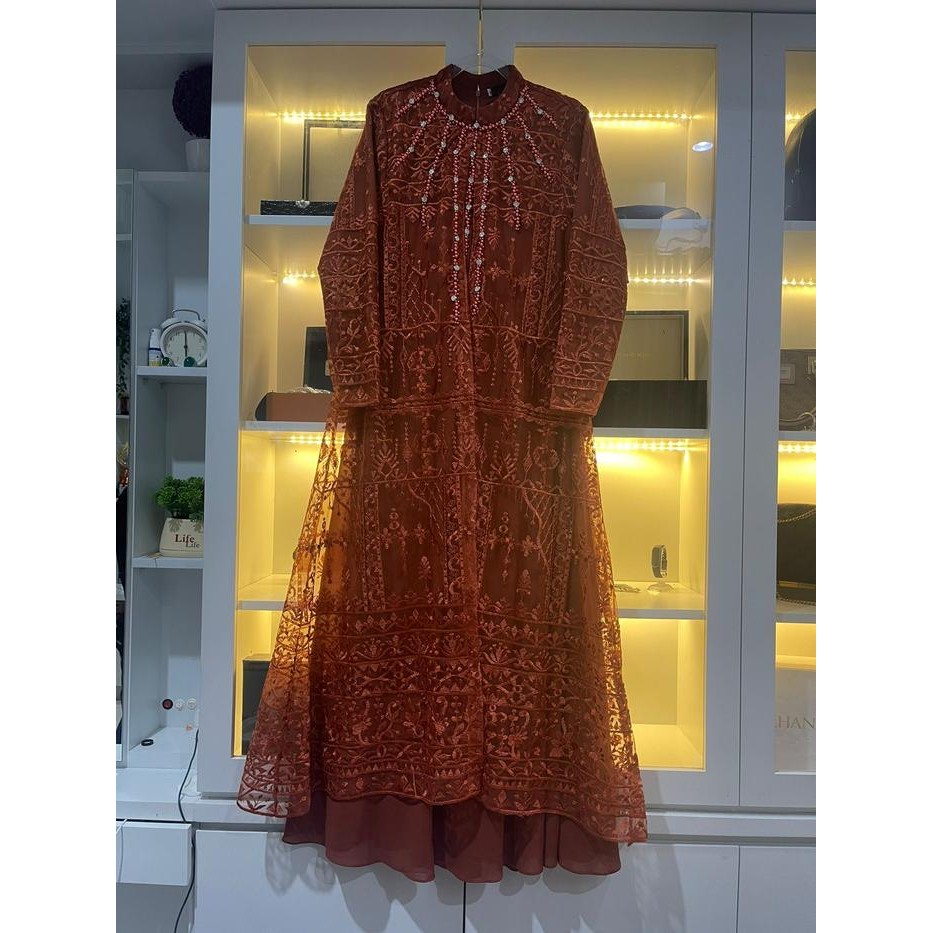 Zahra- Dress Bianca // Dress Pesta // Dress Serahgaman Pesta Gamis Alika Design 2025