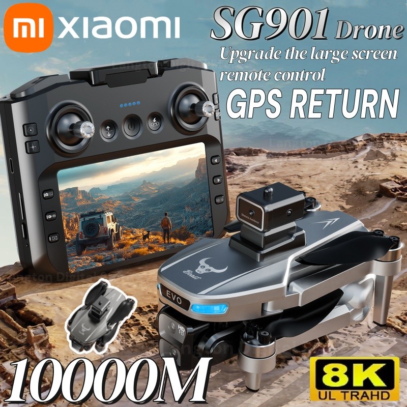 NEW SG901 MAX GPS Drone Professional 8K Aerial Avoiding Obstacle With Large Screen Remote Control Fo