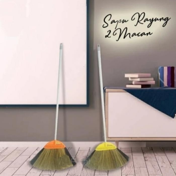 Sapu Lantai Rayung Sapu Lantai 2 Macan Gagang plastik