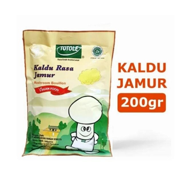 

New Totole Kaldu Rasa Jamur 200 gr HALAL MUI