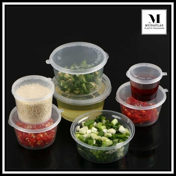 Sauce Cup 150 ml isi 50 pcs Tempat Saos Sambal Plastik Container