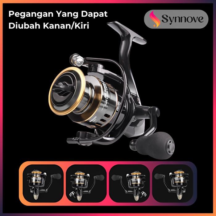 Reel Pancing Power Handle Kuat Reel Spinning Gulungan Pancing Laut Metal