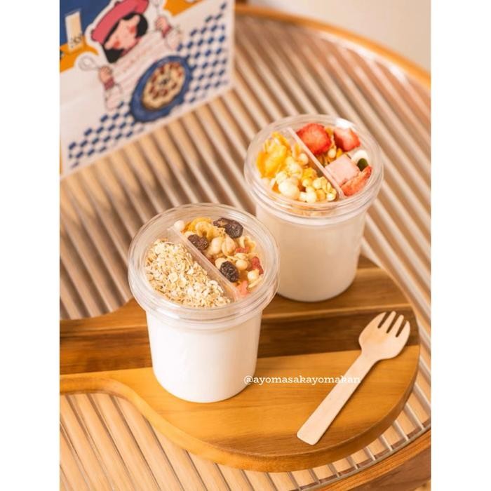 Premium Dessert Cup Korea + Inner 200ml isi 5