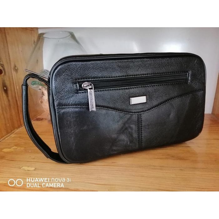 Tas Tangan Jinjing Handbag kulit Import Kulit Asli Pria