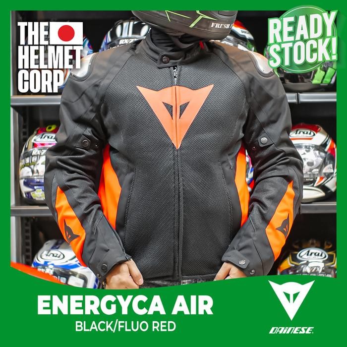 JACKET DAINESE ENERGYCA AIR BLACK/RED FLUO JAKET MOTOR RIDING TOURING