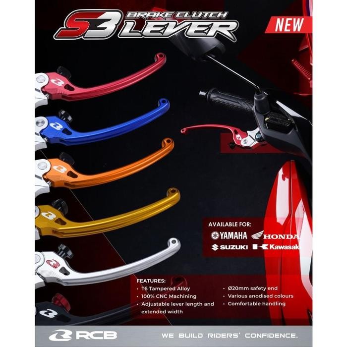 HANDLE REM SET RCB S3 MIO SPORTY SOUL FINO M3 Z SOUL GT FAZZIO XEON - Biru AA1
