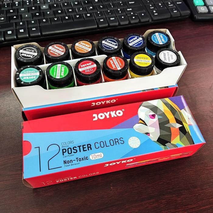 

Poster Color Cat Poster 10ML- 12 Colors 1 Box 12 Pcs