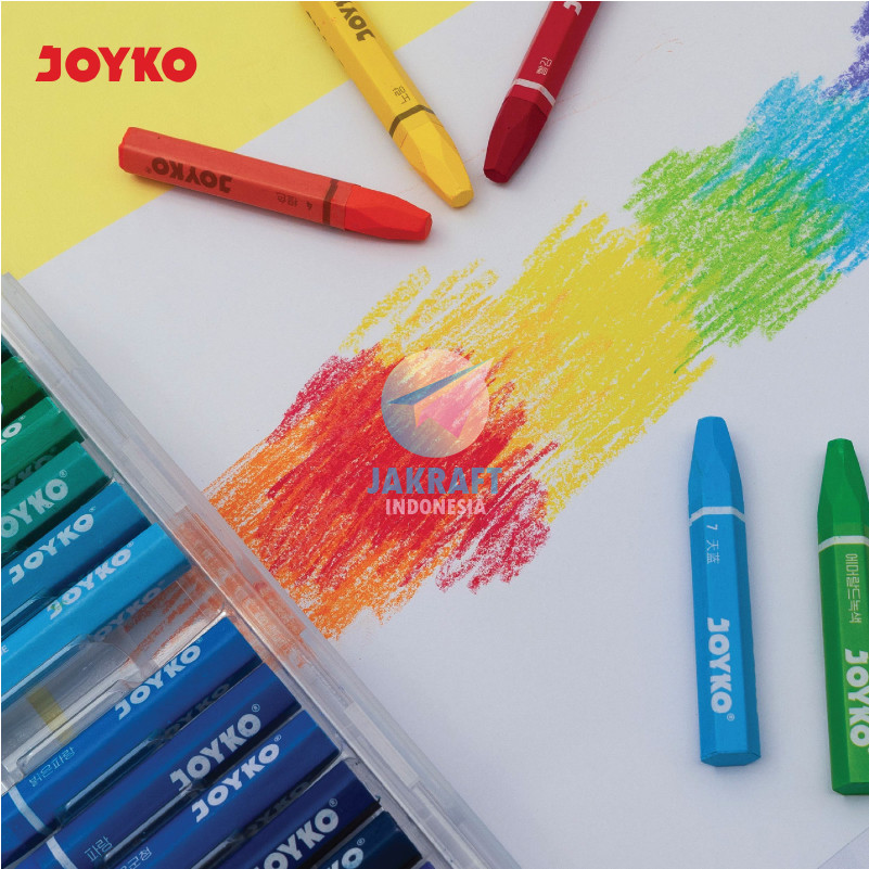 

(100 Pcs) Krayon Besar 100 Warna OP-100S Hexagonal Pastels Crayon Termasuk 6 Warna Neon 6 Warna