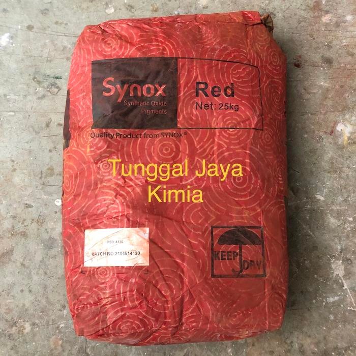 Oker Merah Iron Oxide Red 4130 Synox Pigment
